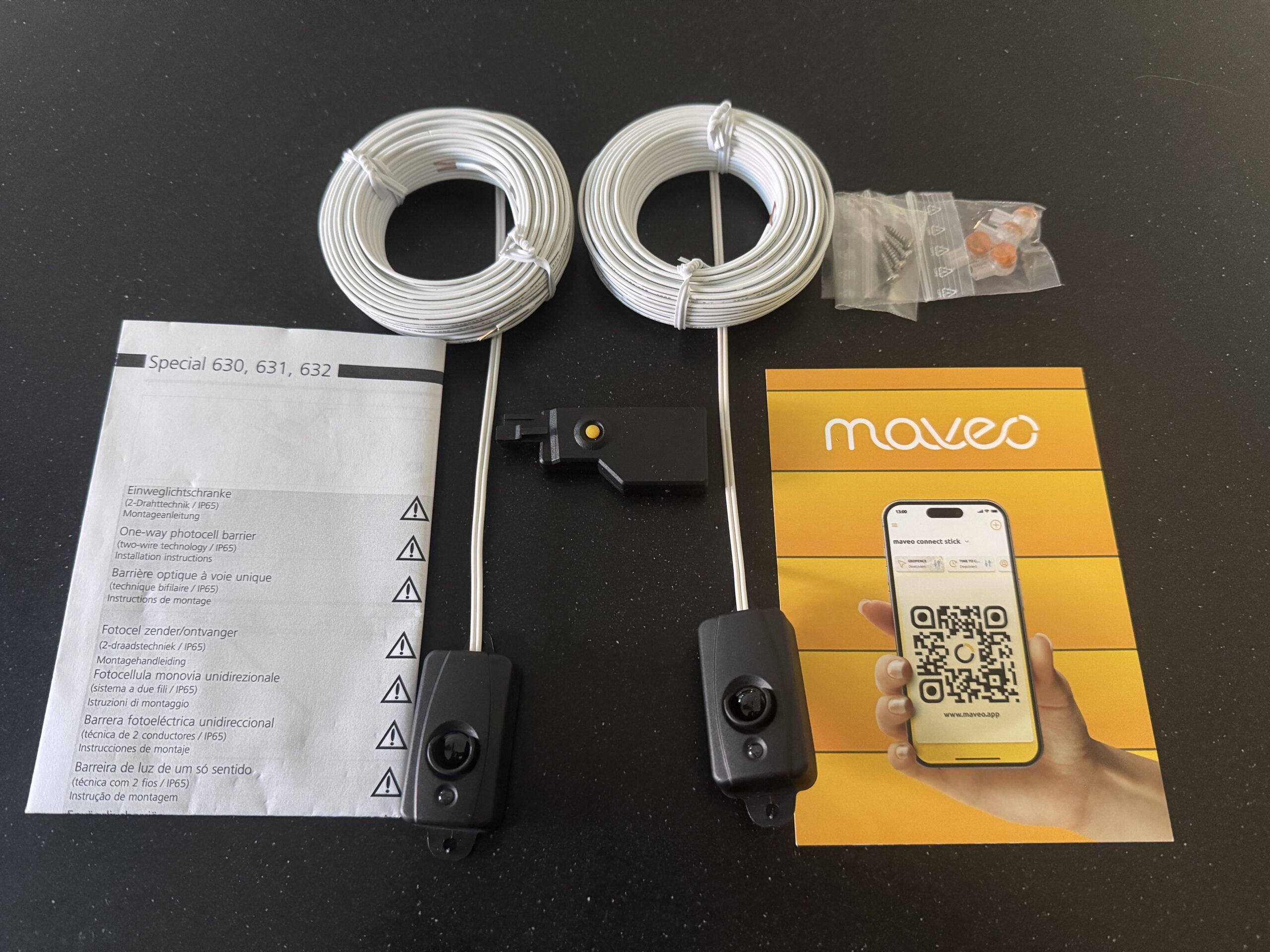 Maveo Stick voor High-Line Marantec aandrijving met fotocellen - Slimme Bediening via App